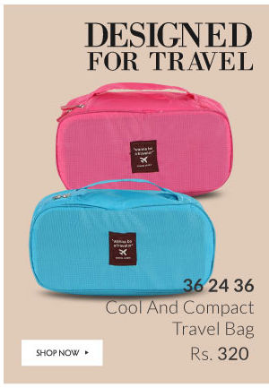 36 24 36 Cool And Compact Travel Bag.