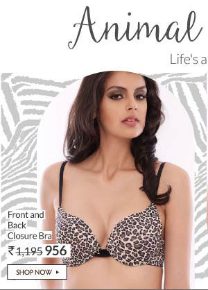 Penny Animal Instinct Level 2 Pushup Front and Back Closure Bra