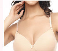 Coucou Essential Seamless Padded Underwired T-Shirt Bra-Skin.