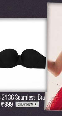 36 24 36 Seamless Smooth Padded Level 3 Push Up Strapless Bra.