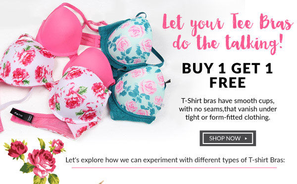 Shop Our Latest Collection Of T-Shirt Bras.