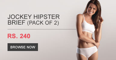 Jockey Hipster Brief (Pack of 2). Rs. 240