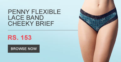 Penny Flexible Lace Band Cheeky Brief. Rs. 153