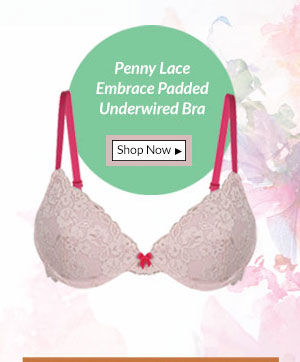 Penny Essential Lace Embrace Padded Underwired Bra