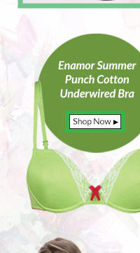 Enamor Summer Punch Cotton Underwired Bra