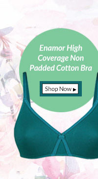 Enamor High Coverage Non Padded Cotton Bra