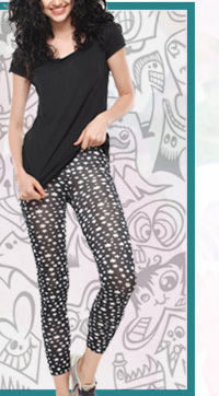 Coucou Sparkling Star Leggings.