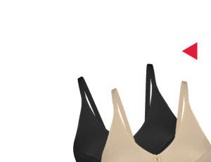 Coucou All Day Comfort Basics Non Padded Wirefree Bra with Contour Cups (Pack of 2).