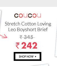 Coucou Stretch Cotton Loving Leo Boyshort Brief (Pack of 2)