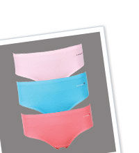 Lovable Low Waist Cotton Hipster Brief ( Pack of 3 ).