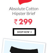 Hanes Absolute Cotton Hipster Brief (Pack of 3).