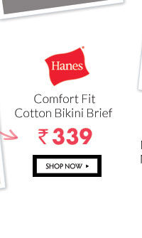 Hanes Comfort Fit Cotton Bikini Brief (Pack of 3).