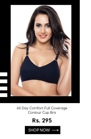 Coucou All Day Comfort Full Coverage Contour Cup Bra - Black.