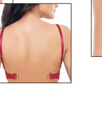 Coucou Comfort Cup Padded Wirefree Invisible Back Bra - Pink Punch.