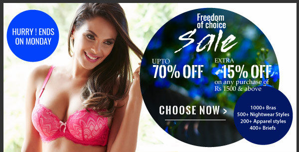 The Freedom of Choice Sale is Here! 