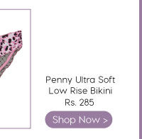 Penny Ultra Soft Leopard Print Low Rise Bikini Brief-Pink.