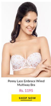 Penny Lace Embrace Wired Lightly Padded Strapless Bra-White.