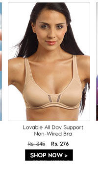 Lovable All Day Support Non-Wired Bra - Skin