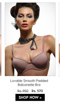 Lovable Smooth Padded Balconette Bra