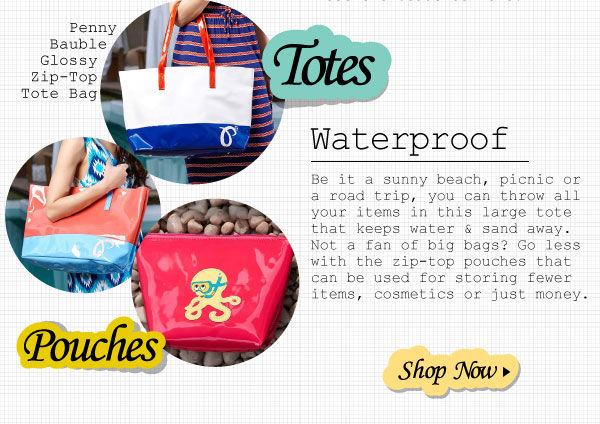 New Bags For The Summer! Totes Pouches & Duffle!