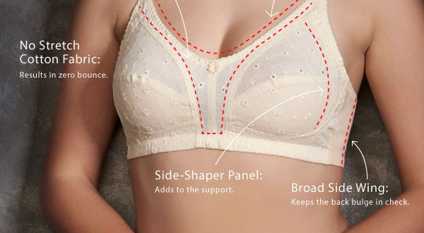 Plus Size: Pure Cotton Bras Starting From 275! From Bracotair.