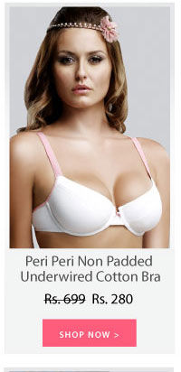 Peri Peri Non Padded Underwired Cotton Teen Bra.