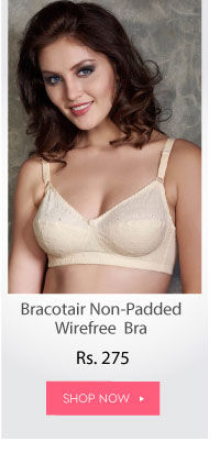 Bracotair Non Padded Wire Free All Day Comfort Bra - Skin