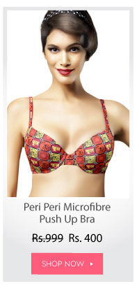 Peri Peri Microfibre Kitsch Perfect Push Up Bra.