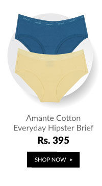 Amante Cotton Everyday Perfect Hipster Brief (Pack of 2).