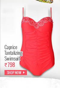 Caprice Tantalizing Ruched Padded Swimsuit