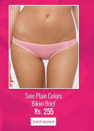 Soie Plain Colors Bikini Brief (Pack of 3).