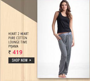 Heart 2 Heart Pure Cotton Lounge Time Pyjama.