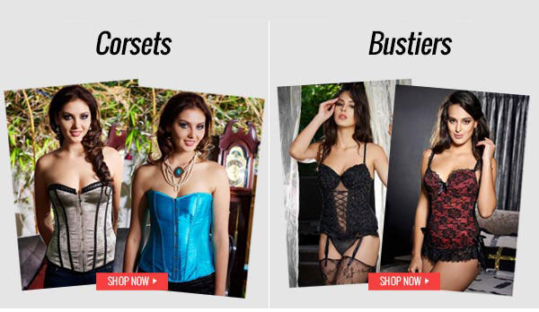 CORSETS-BUSTIERS COLLECTIONS .