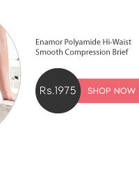 Enamor Polyamide Hi-Waist Smooth Compression Brief.