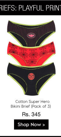 Coucou Stretch Cotton Super Hero Bikini Brief (Pack of 3).