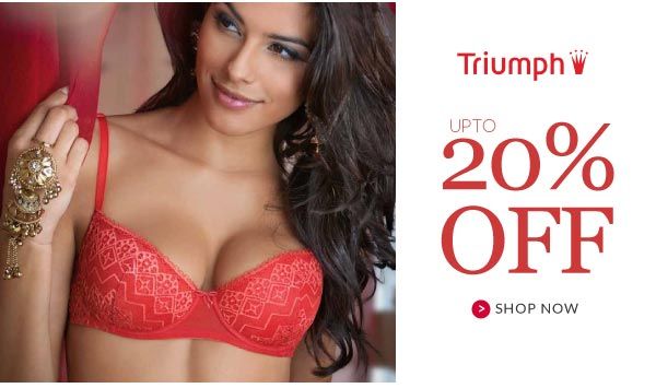 Buy 1 Get 1 free on bras, briefs & nightwear!