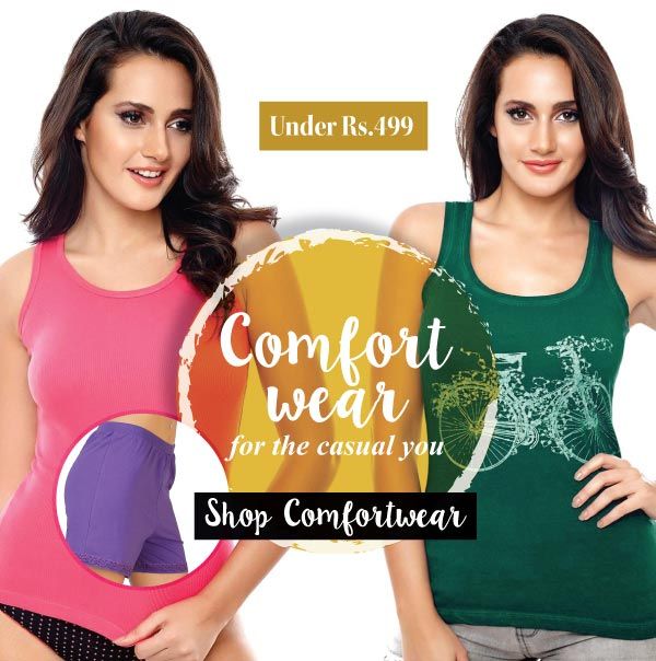 Branded lingerie under Rs.499 only. Rush!