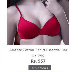 Amante Cotton T-shirt Essential Bra.