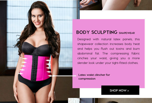 Shapewear that burns fat and makes you look slimmer.