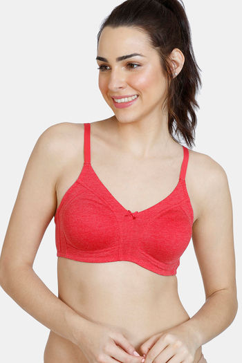 Buy Zivame Padded Non Wired 3/4th Coverage T-Shirt Bra - Anthracite at  Rs.539 online