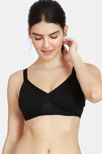 Buy Zivame Rosaline Double Layered Non Wired Coverage T-Shirt Bra