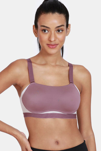 Buy Zelocity High Impact Quick Dry Padded Sports Bra - Flint2 at Rs.1496  online