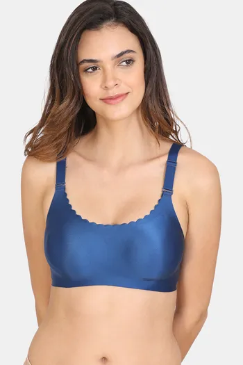 Navy Blue Soft Comfortable foam bra for sexy women's.