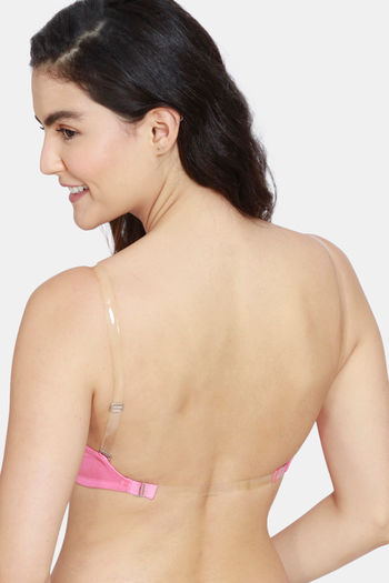 Buy Zivame Beautiful Basics Padded Non Wired 3/4th Coverage Backless Bra -  Pink Lemonade at Rs.999 online