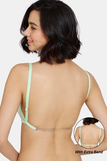 Buy Zivame Yellow Full Coverage Double Layered Backless Bra for