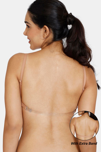 Woman shows how to turn any bra into a backless one with support