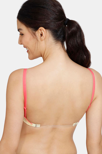 Buy Zivame Desi Kitsch Double Layered Non Wired 3/4th Coverage Backless Bra  - Mellow Yellow at Rs.387 online