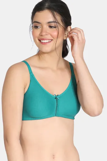 Buy Zivame Double Layered Non Wired 3/4th Coverage Bra - Harbor