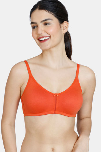 Buy Zivame Double Layered Non Wired 3/4th Coverage Bra - Summer fig at  Rs.260 online