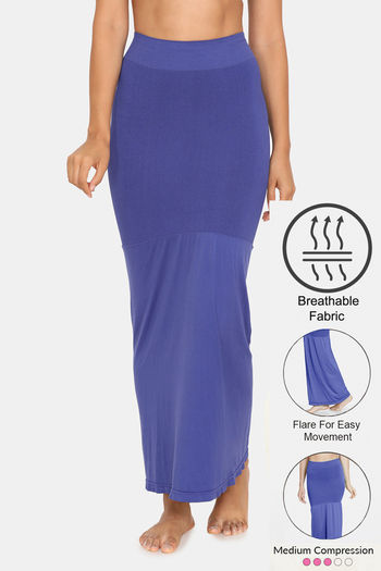 Buy Zivame All Day Seamless Slit Mermaid Saree Shapewear - Skin at Rs.648  online